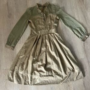 Gold Vintage Style Dress